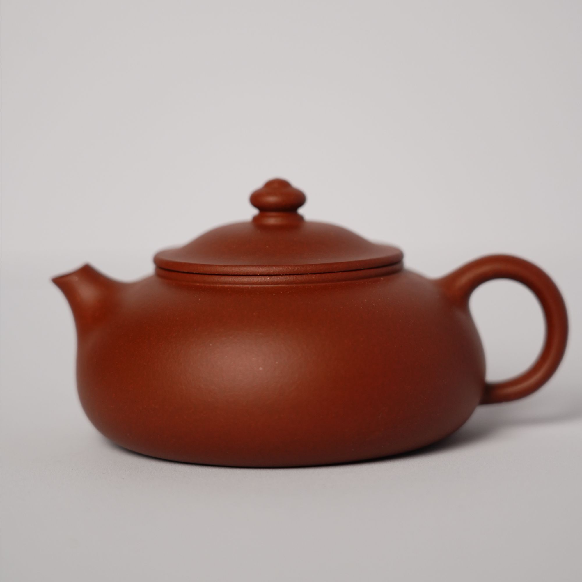 【寒江】大红泥 130cc 手工紫砂壶 宜兴原矿紫砂壶