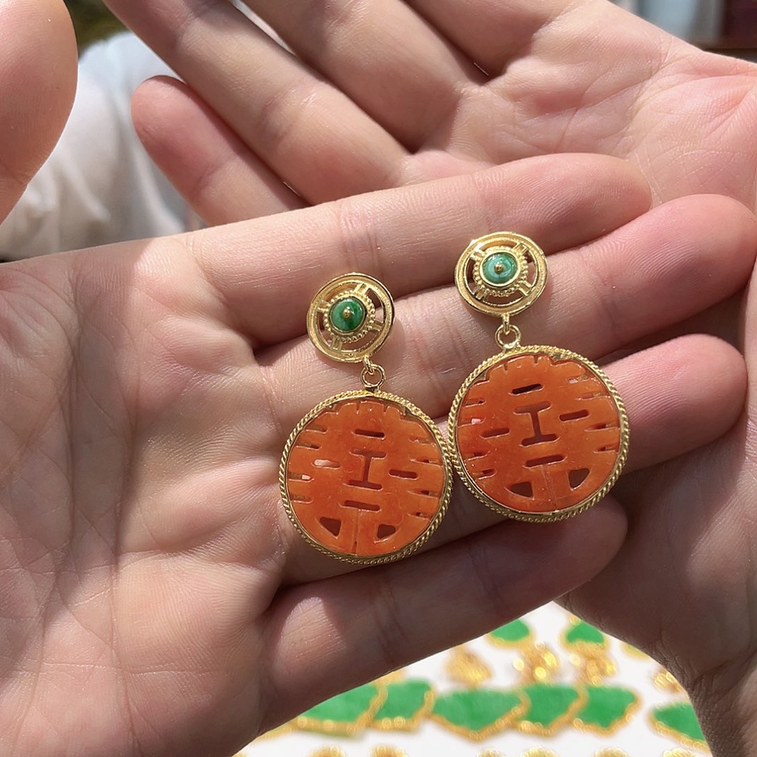 锦纶非金属耳坠耳饰