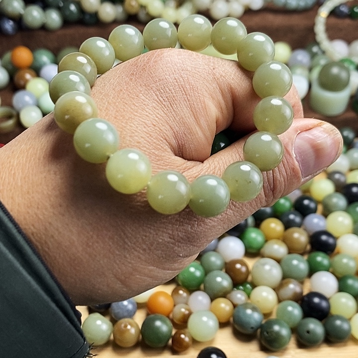 和田玉手链未镶嵌浪***客