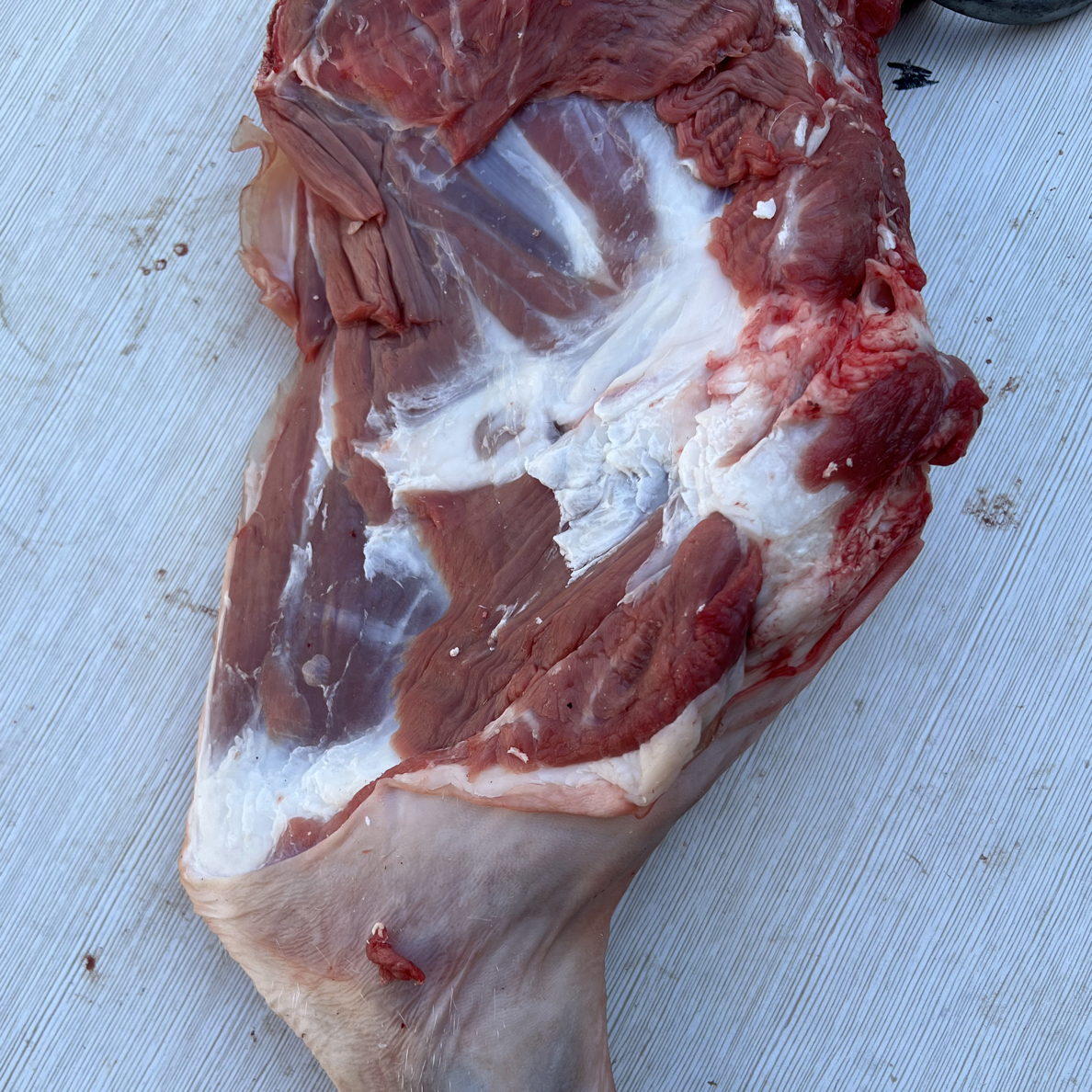 【兵支书推荐】农村散养山羊羊腿（带皮默认剁小块）