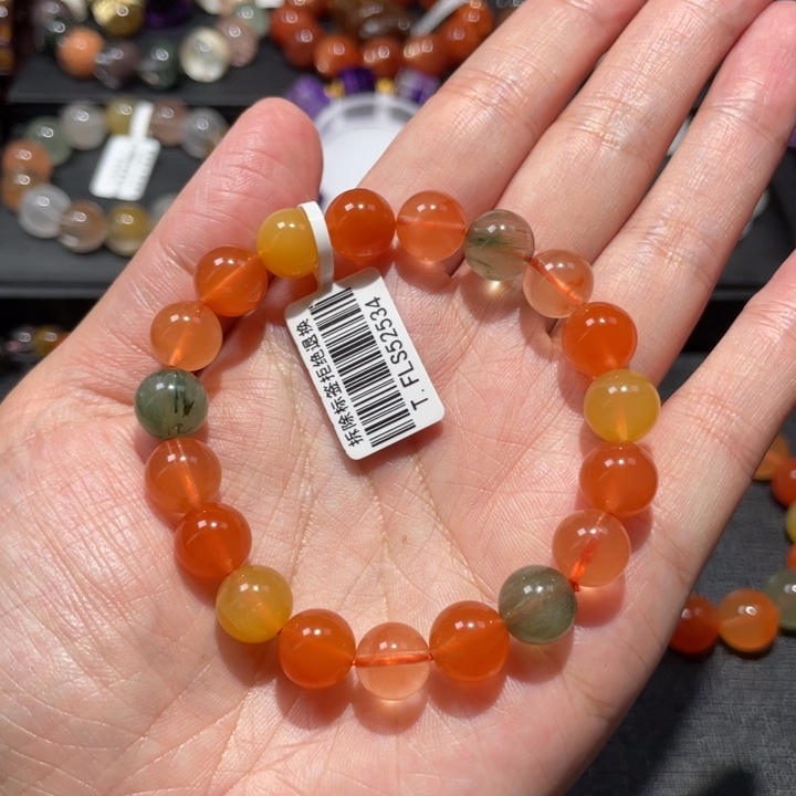 手链未镶嵌水晶福禄寿10mm