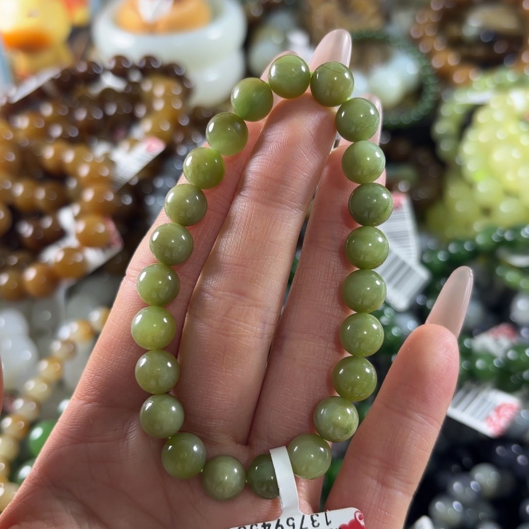 和田玉未镶嵌手串76