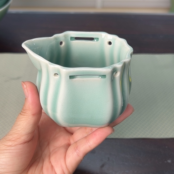 龙泉云间青瓷小米茶器