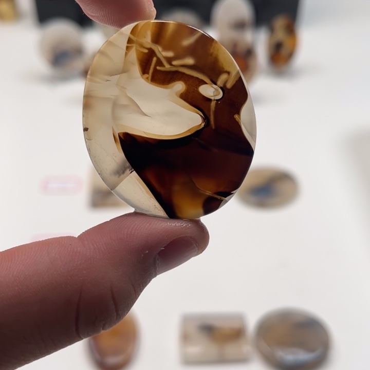 玛瑙/玉髓未镶嵌吊坠(不含链)