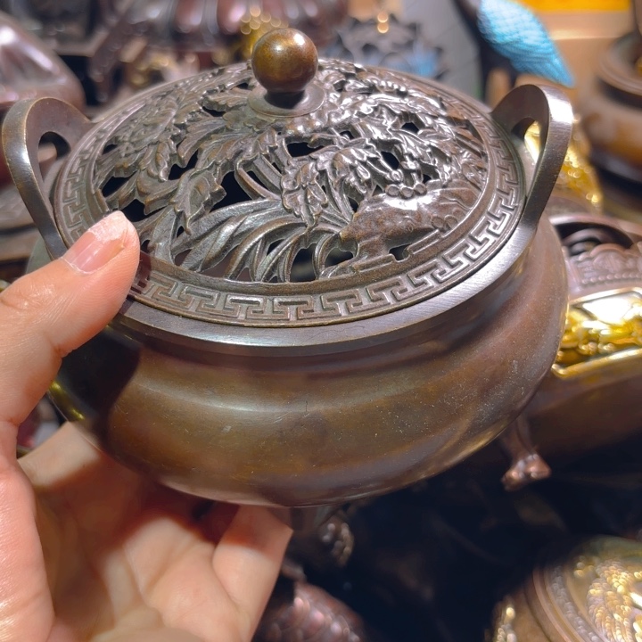 铜器摆件收收藏藏
