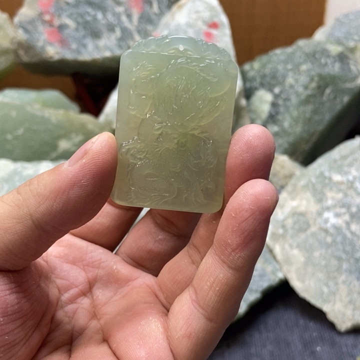 0***蛇纹石玉未镶嵌岫玉精品高端原料