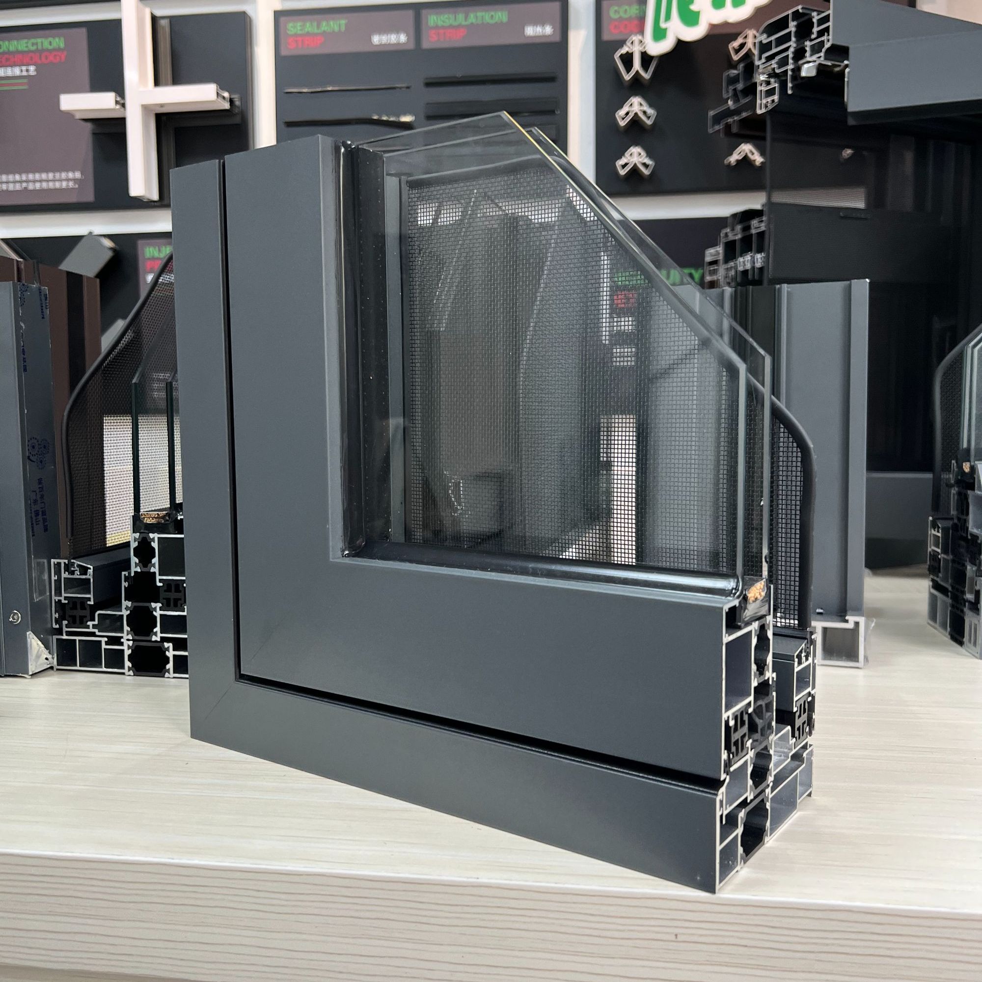 115系列加强力门窗样角