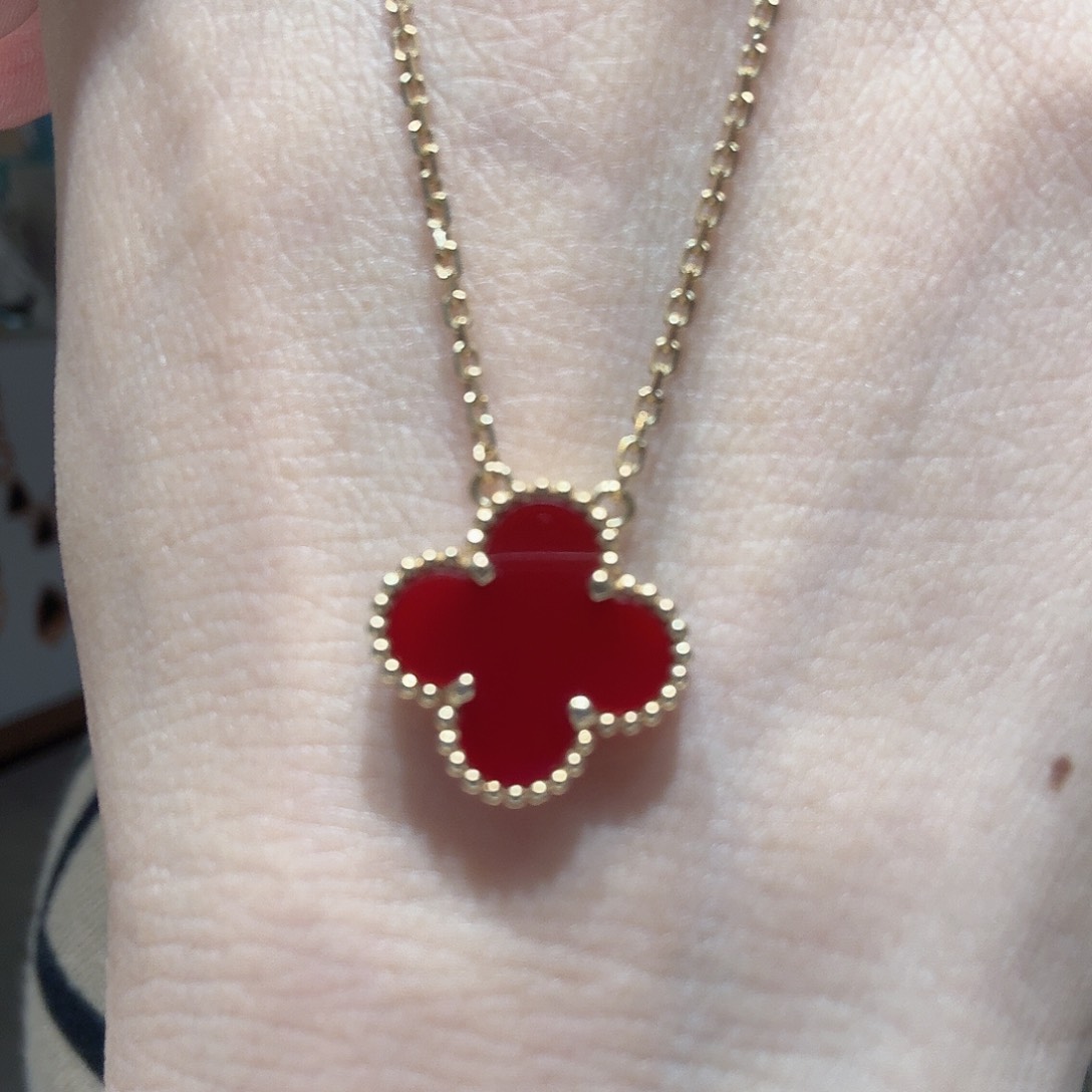 18K金镶嵌项链玛瑙/玉髓项链