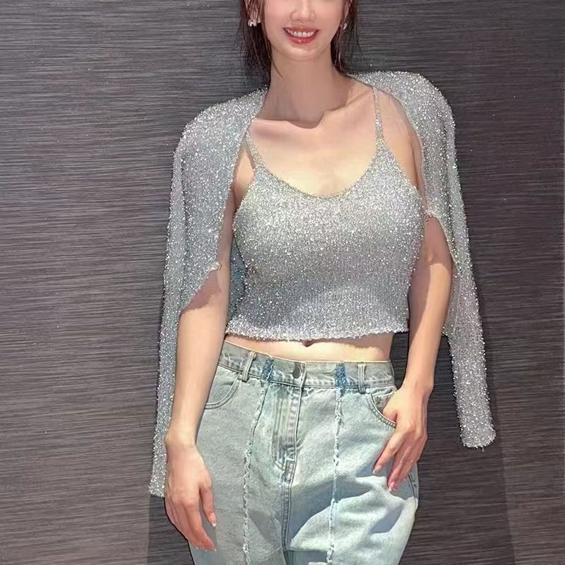 意大利（进口）羽毛纱闪闪洋气纱吊带H专属纱线