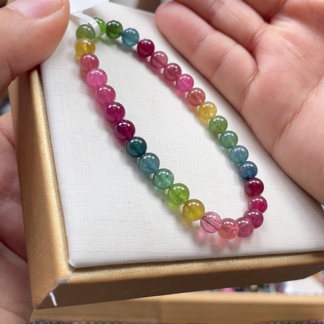 手串碧玺未镶嵌5.8mmmmmmmm