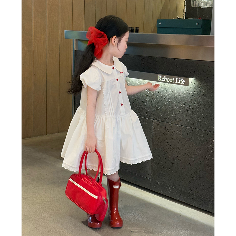 0505-白色连衣服