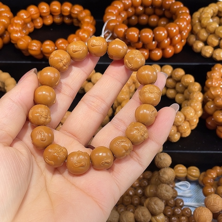 雄***家手串猴头核桃猴头