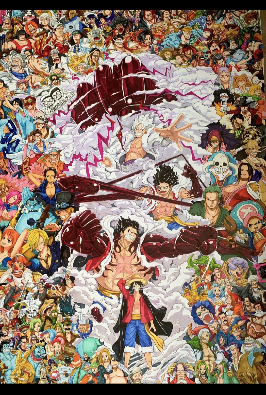 新人福福 海贼亚格力色纸规格10x15