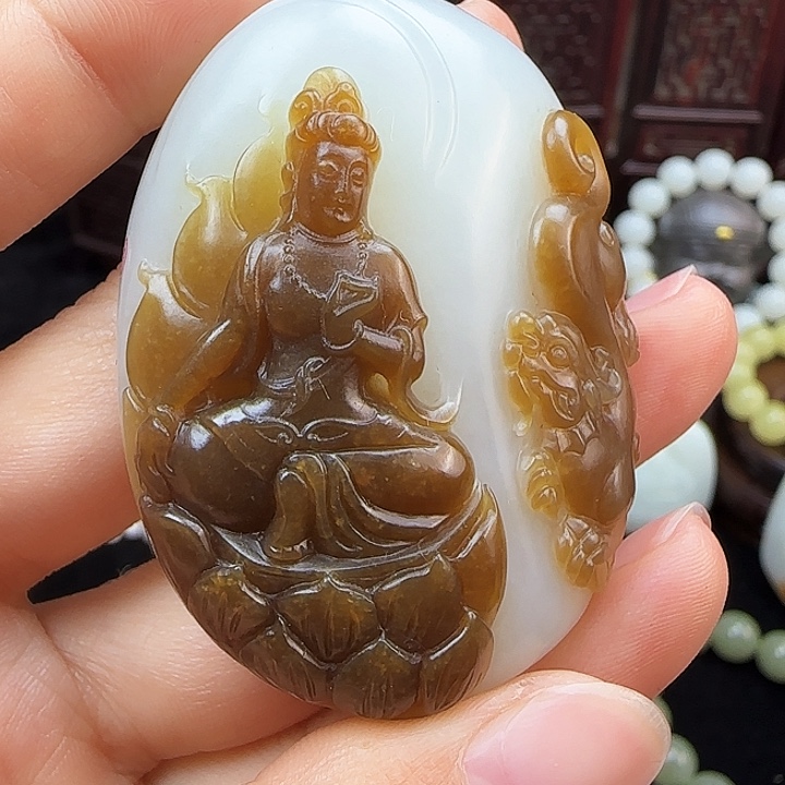 和田玉挂件未镶嵌