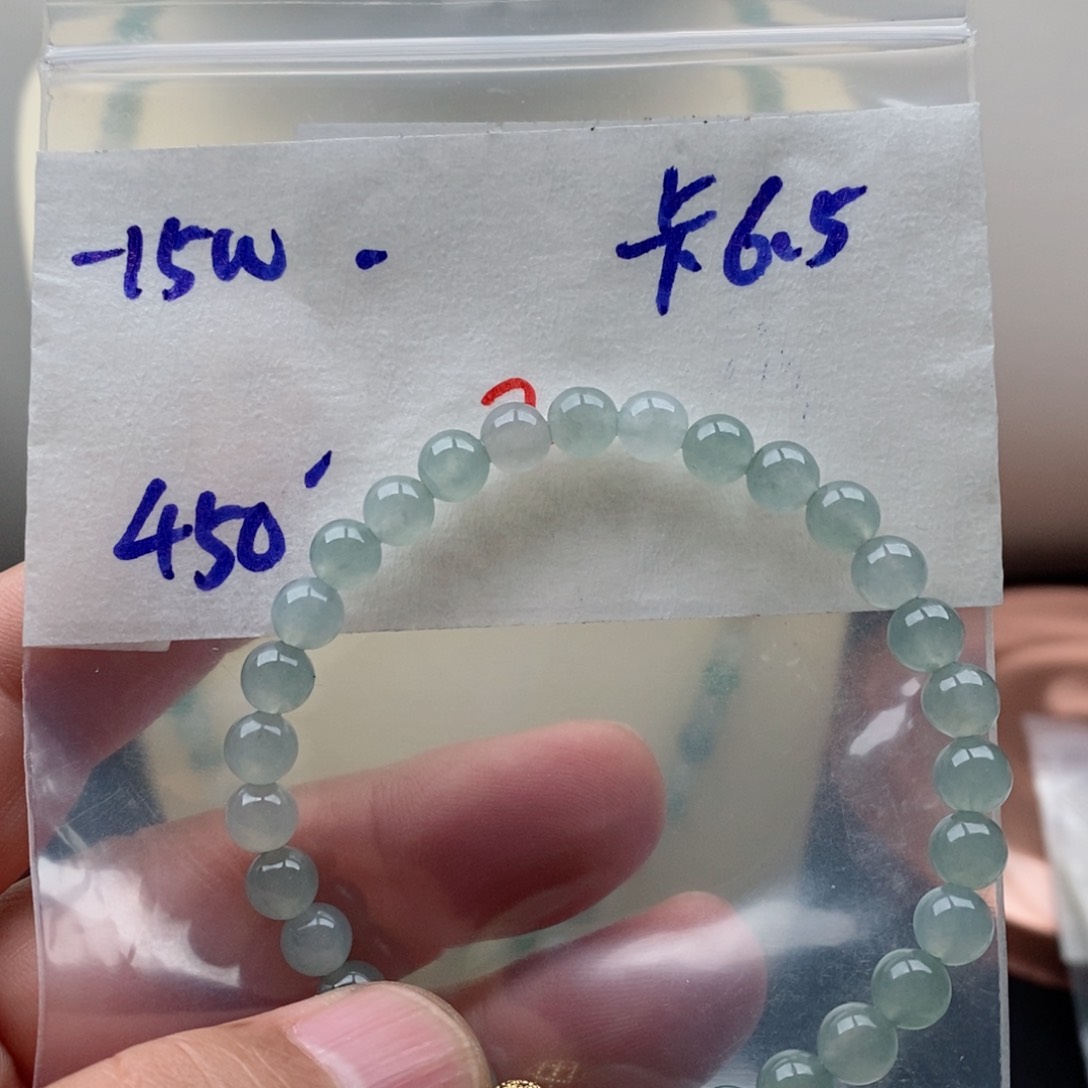 定制翡翠未镶嵌翡翠珠链