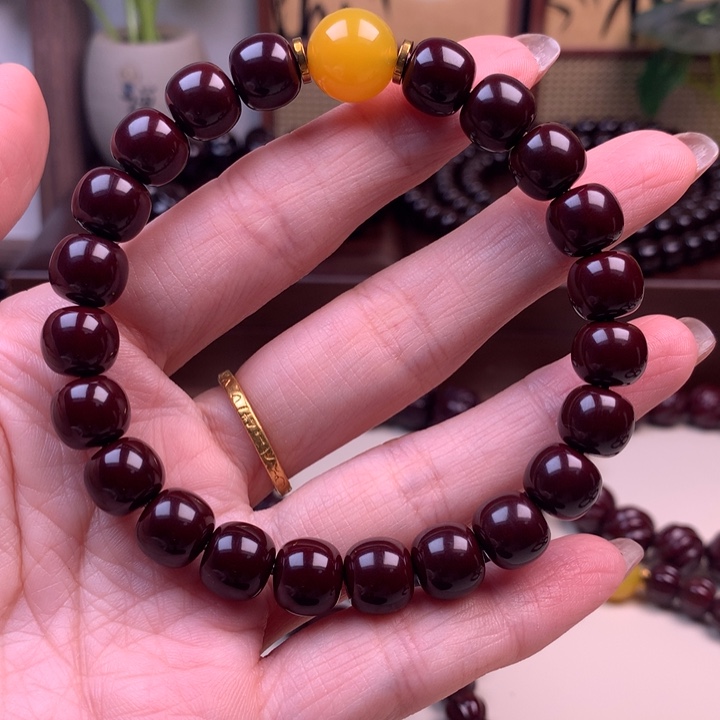 渐***远猴头核桃手串猴头手串