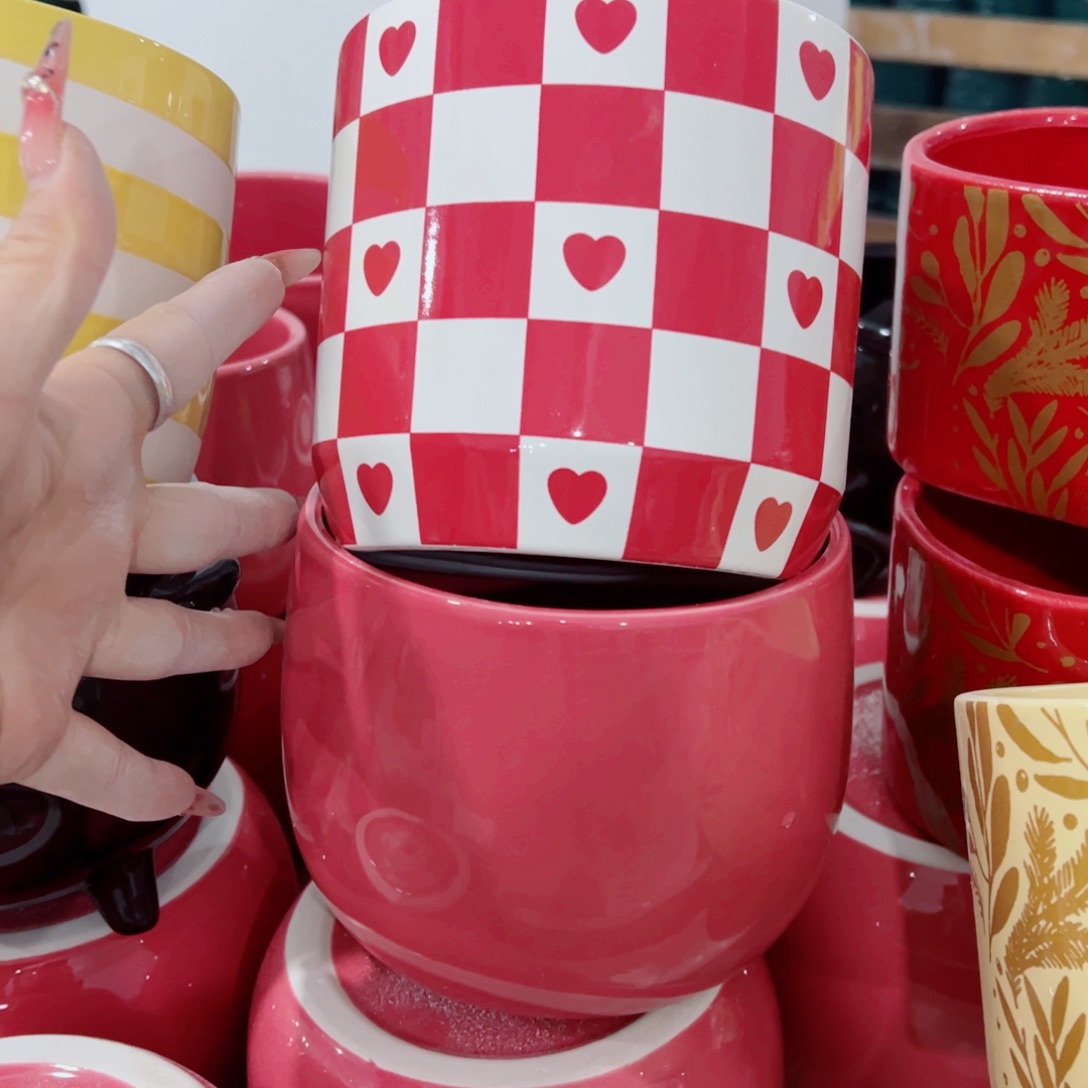 有孔，陶瓷花盆满10米包邮发货