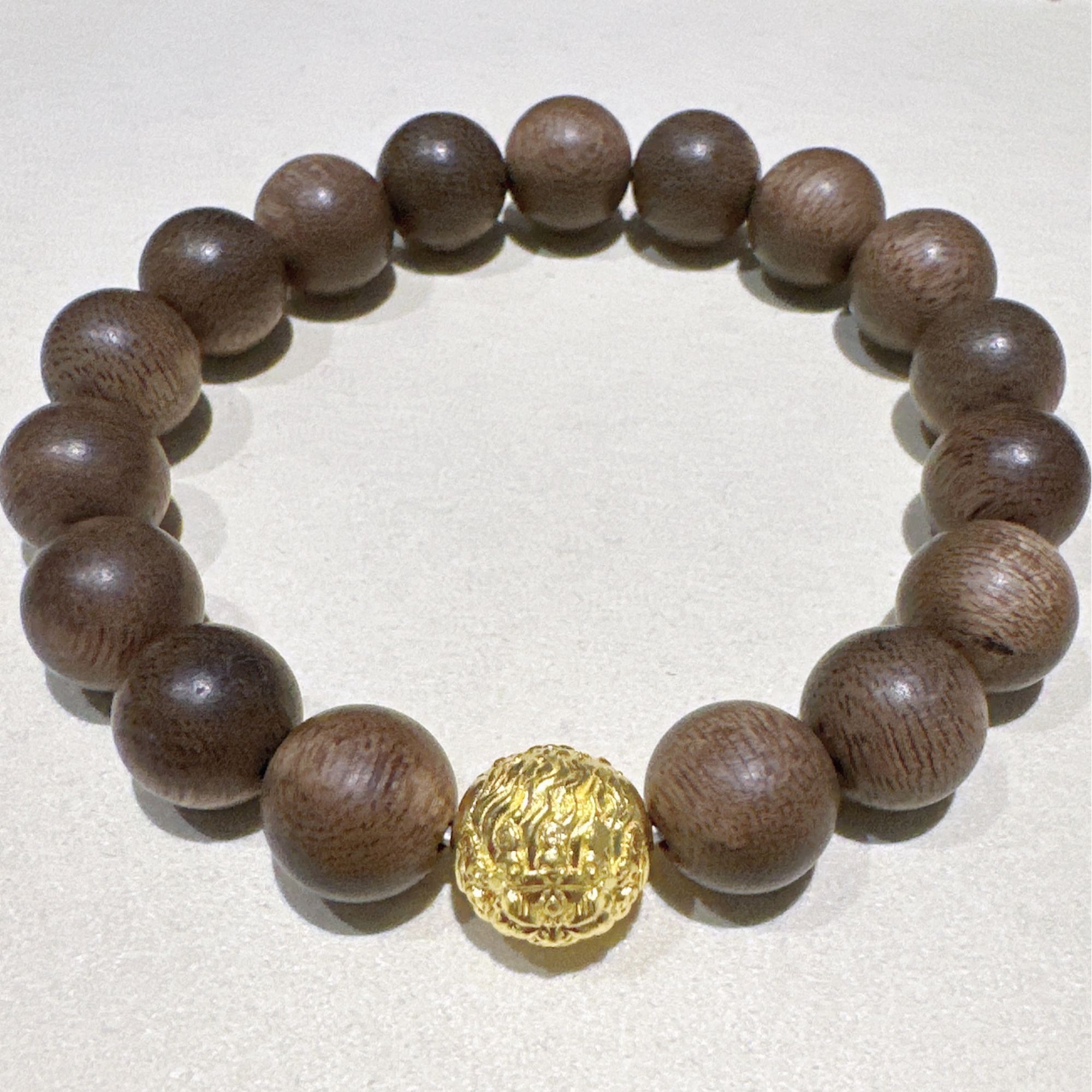 足金999檀香木手串