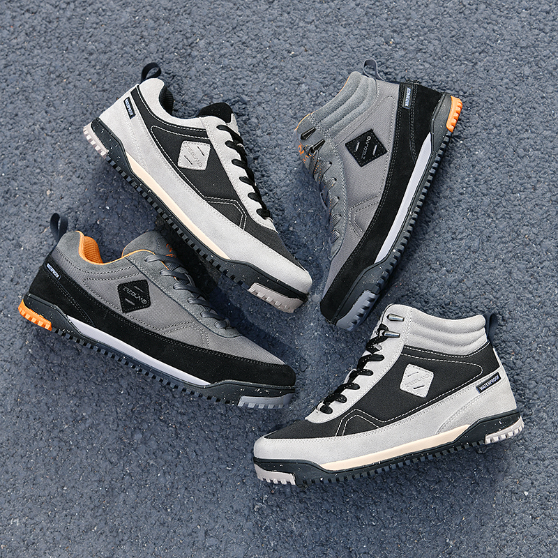 zeroland赤足宽楦零重力高帮户外防水防滑徒步休闲运动越野登山鞋