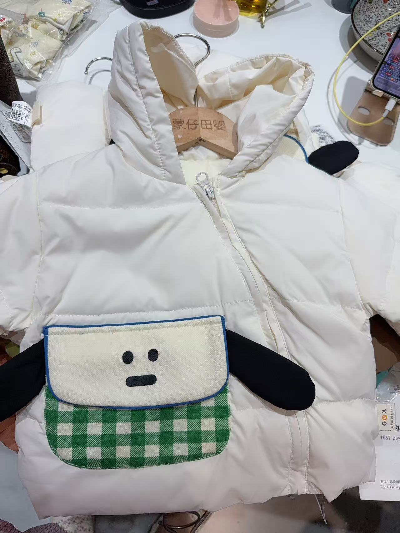 谷米熊羽绒外套【加厚款50】