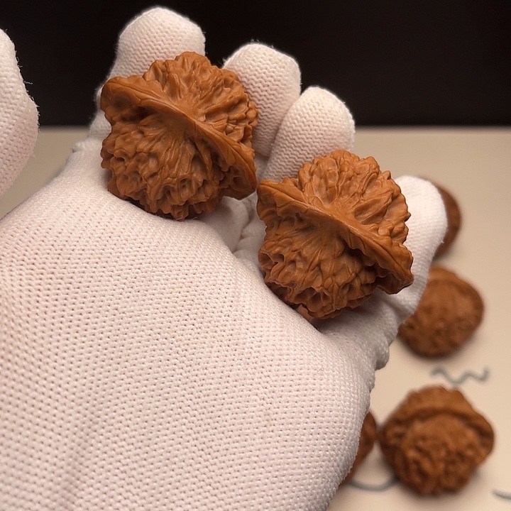 故***刻把件文玩核桃39全品秦闷