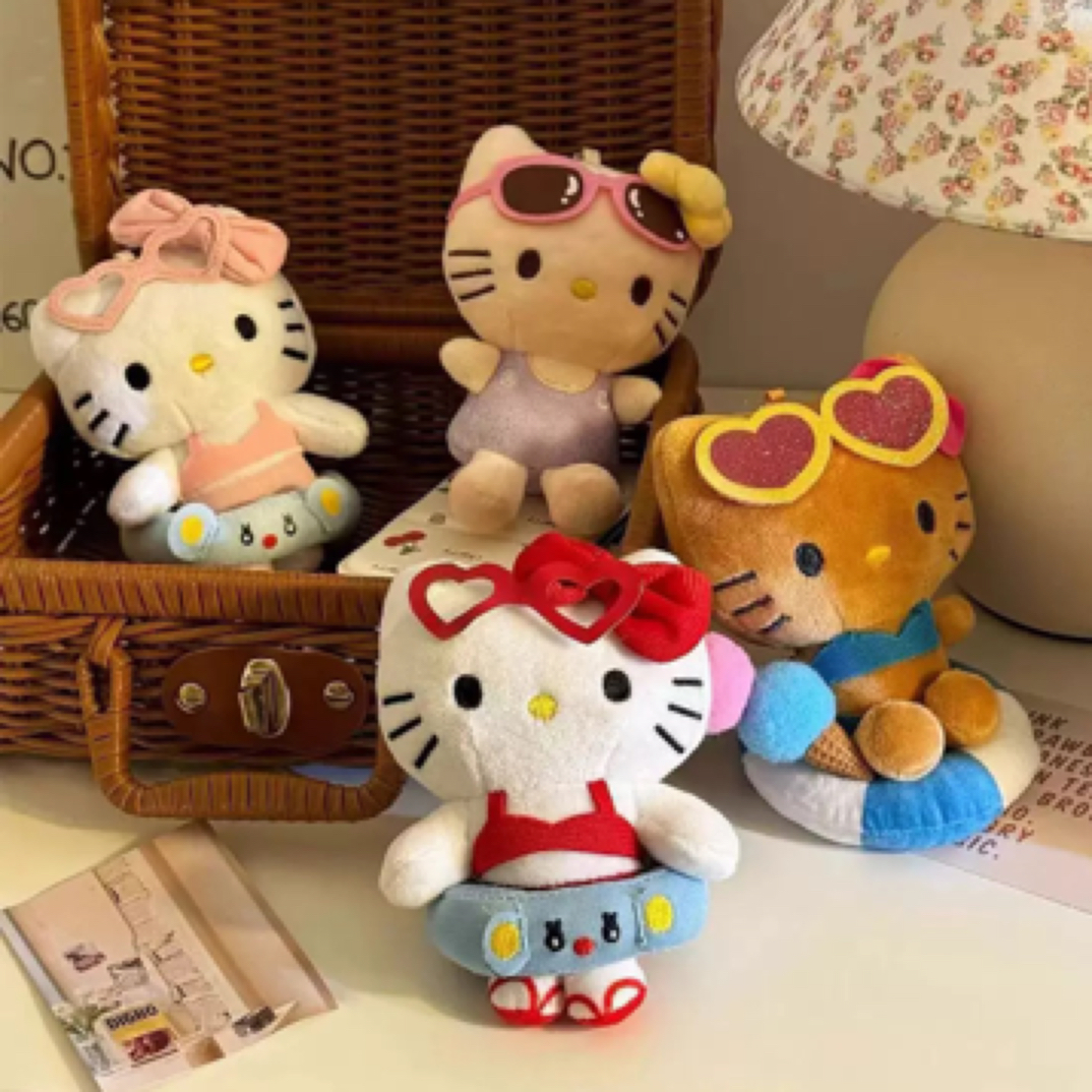 （国版拆盒）二代搪胶毛绒挂件玩具公仔