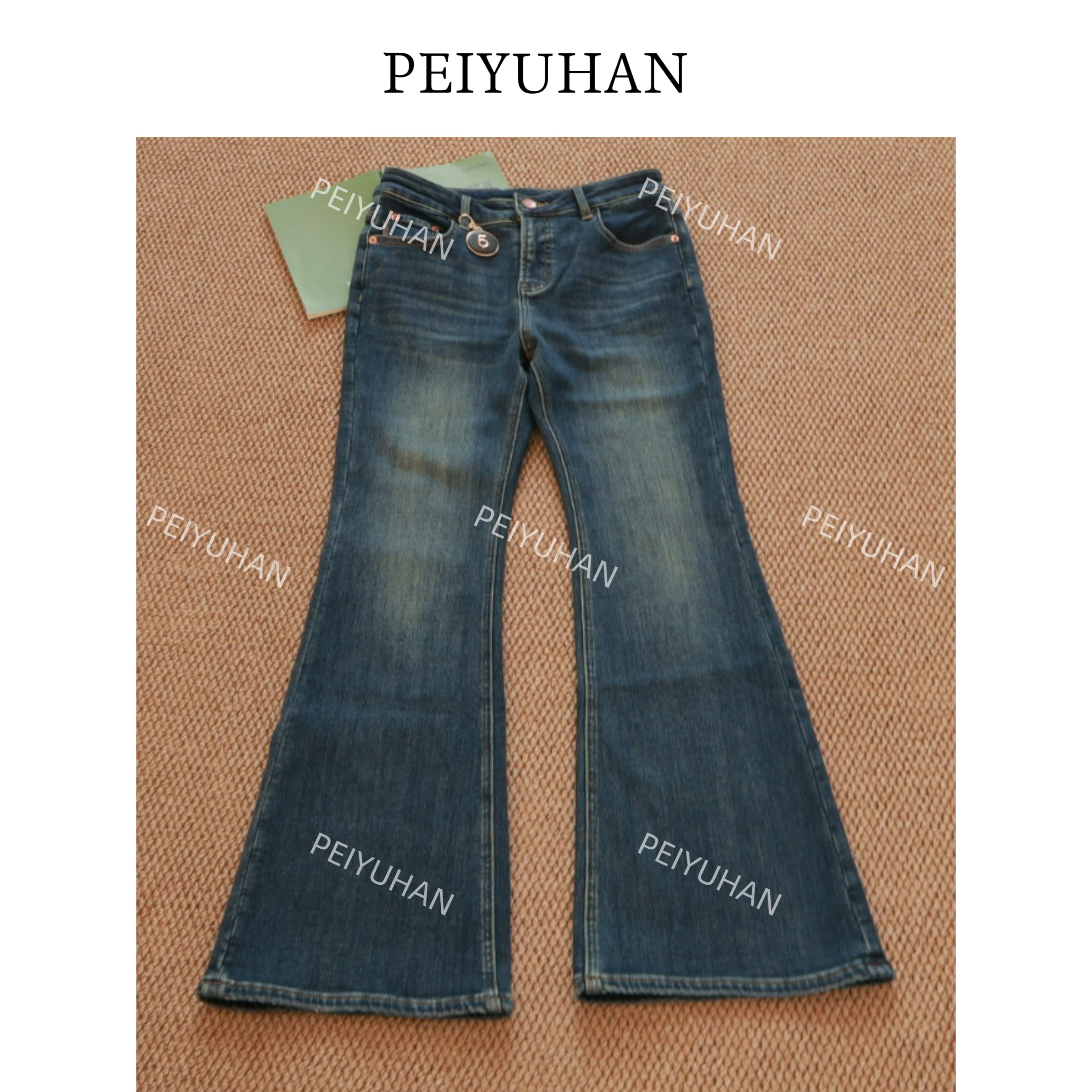 佩佩PC 【福福款只出不进】加绒喇叭牛仔裤 K11982 6106247仙1