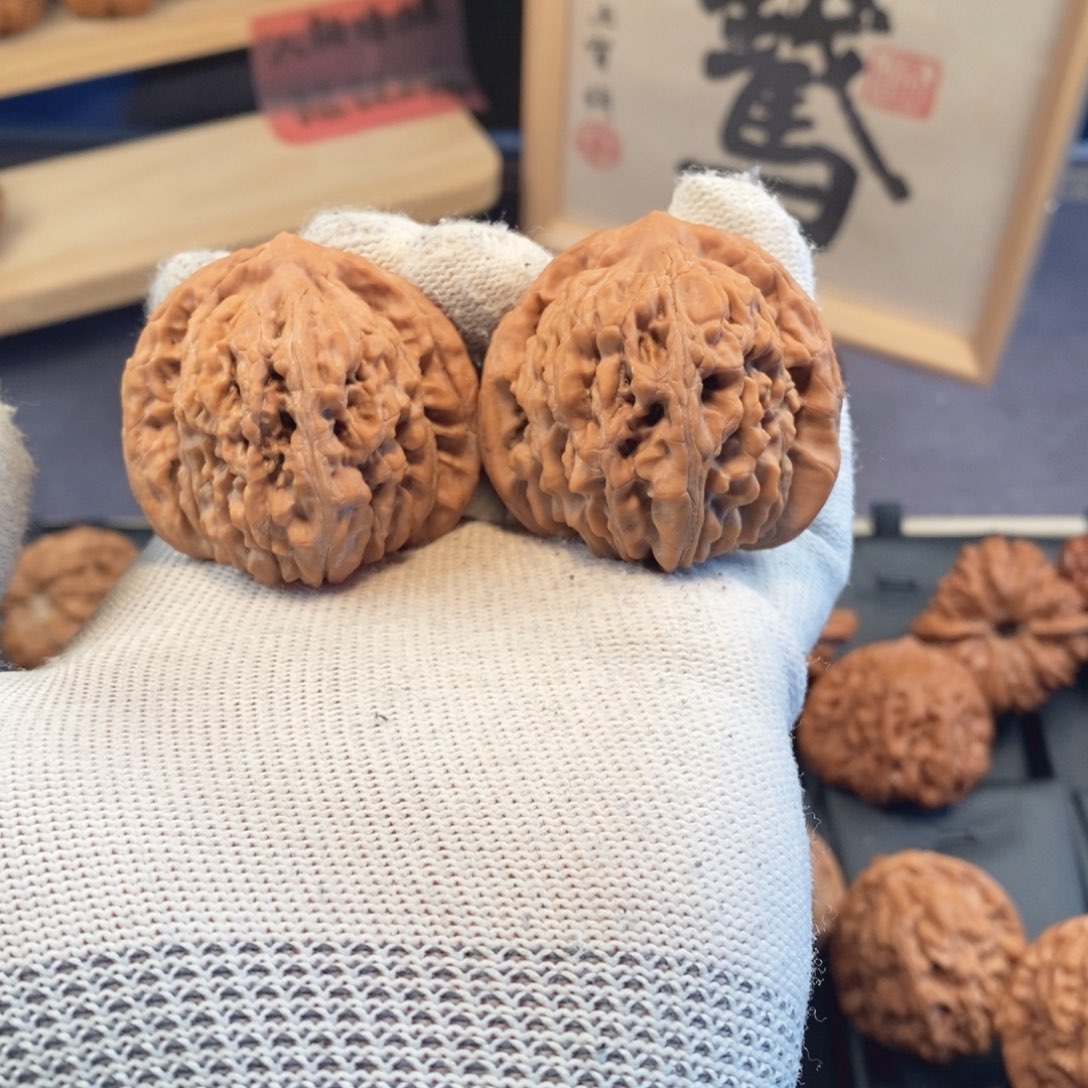 把件文玩核桃44尺挂月峰四座楼s441
