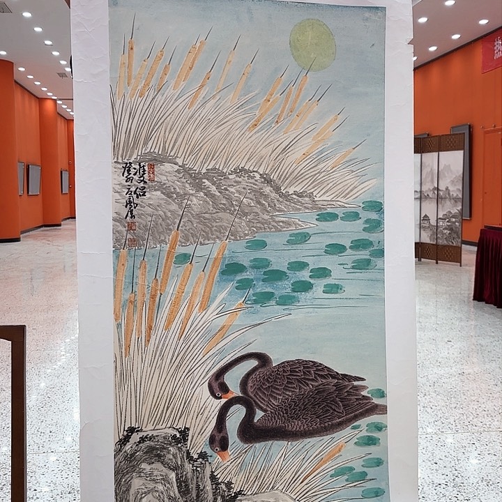 国画翰**缘窦凤展老师去伪存真原作