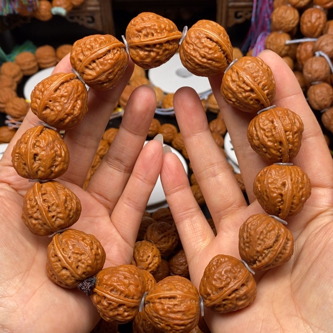 桃核手串麒麟元宝