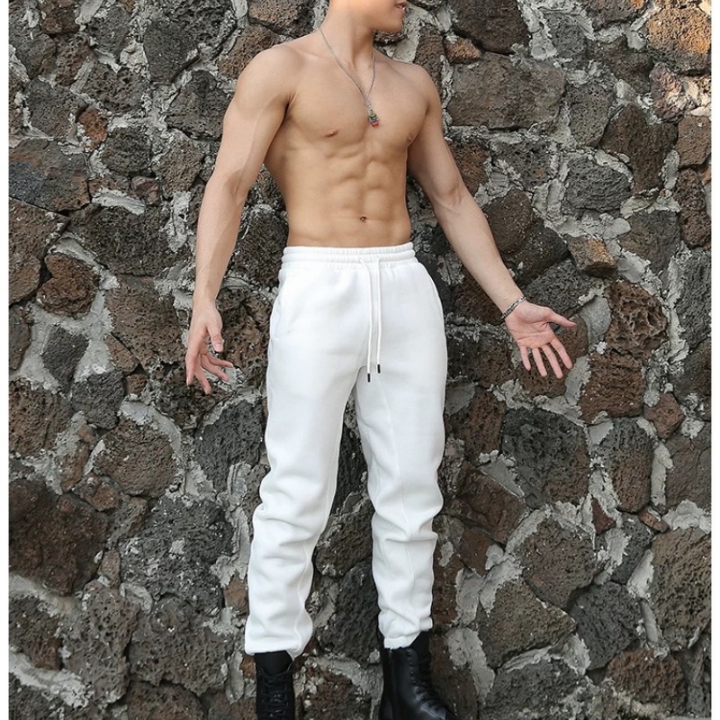 800克重！大仓专用！保暖系带篮球防风松紧带男子运动长裤