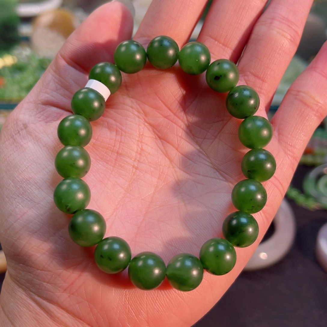 和田玉手串未镶嵌