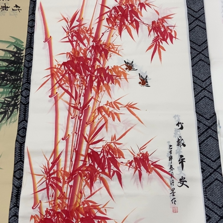枕书斋画廊的直播间