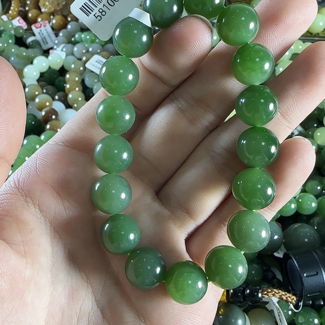 和田玉手链未镶嵌137