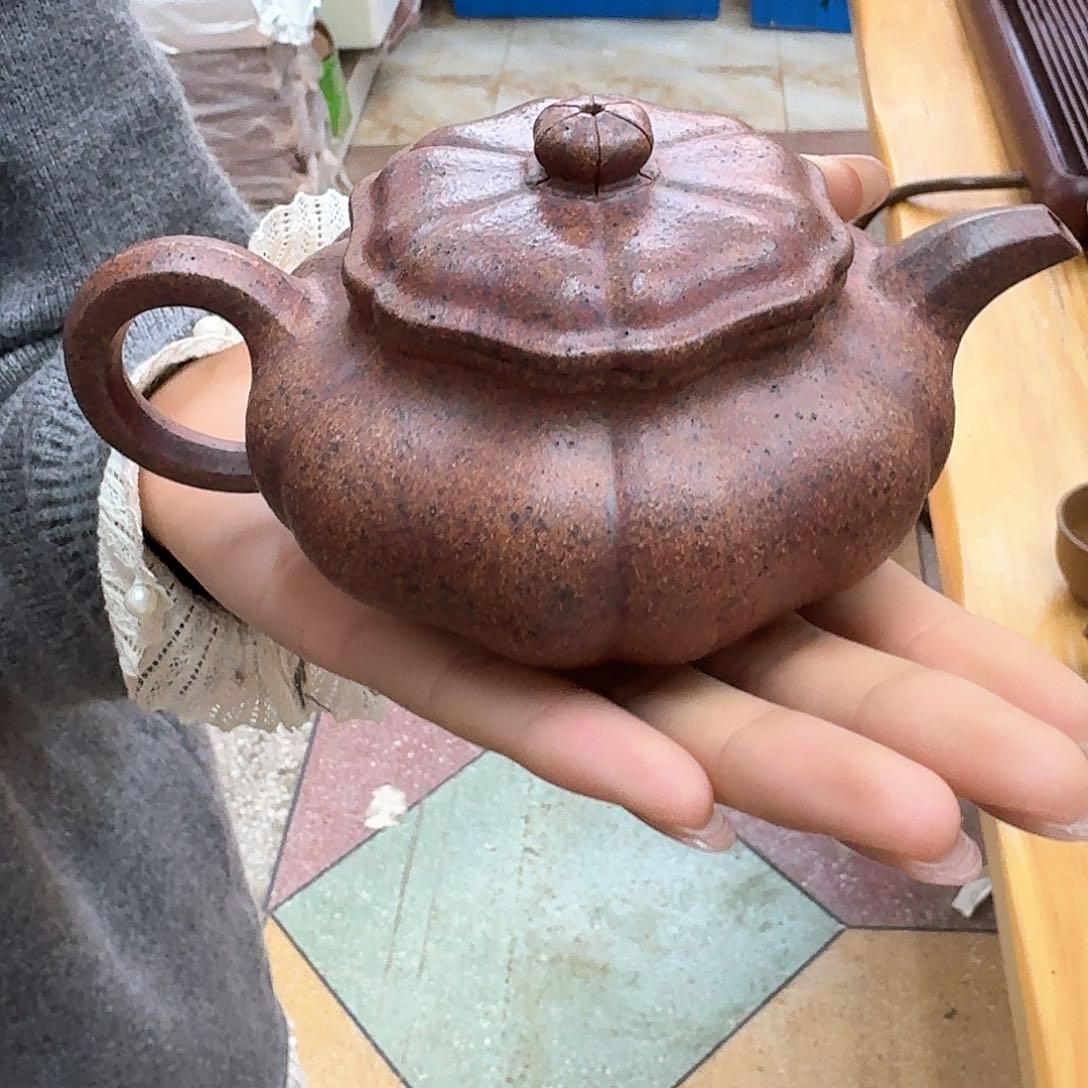 紫砂茶壶紫砂壶筋纹仿古230cc