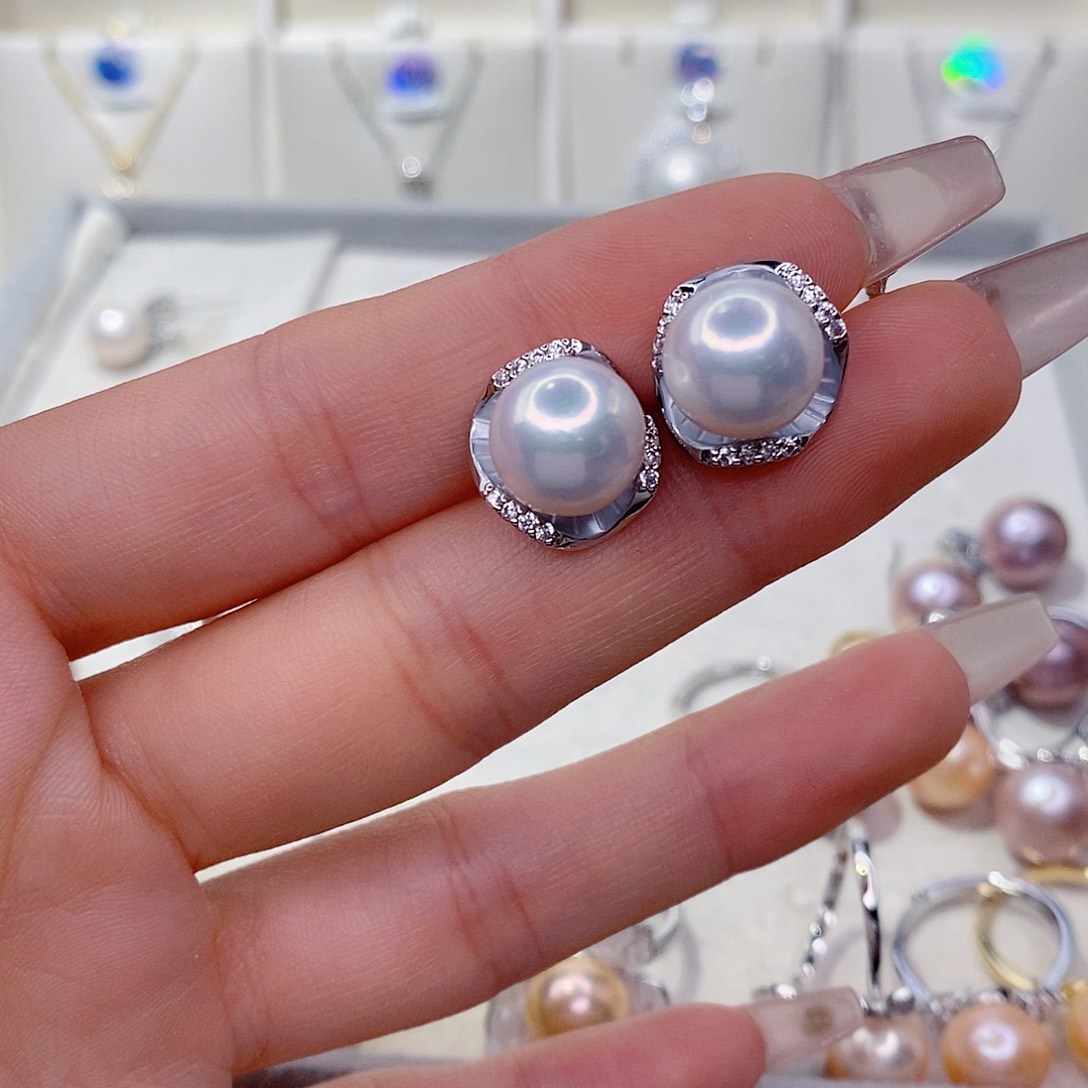 未镶嵌耳饰淡水珍珠