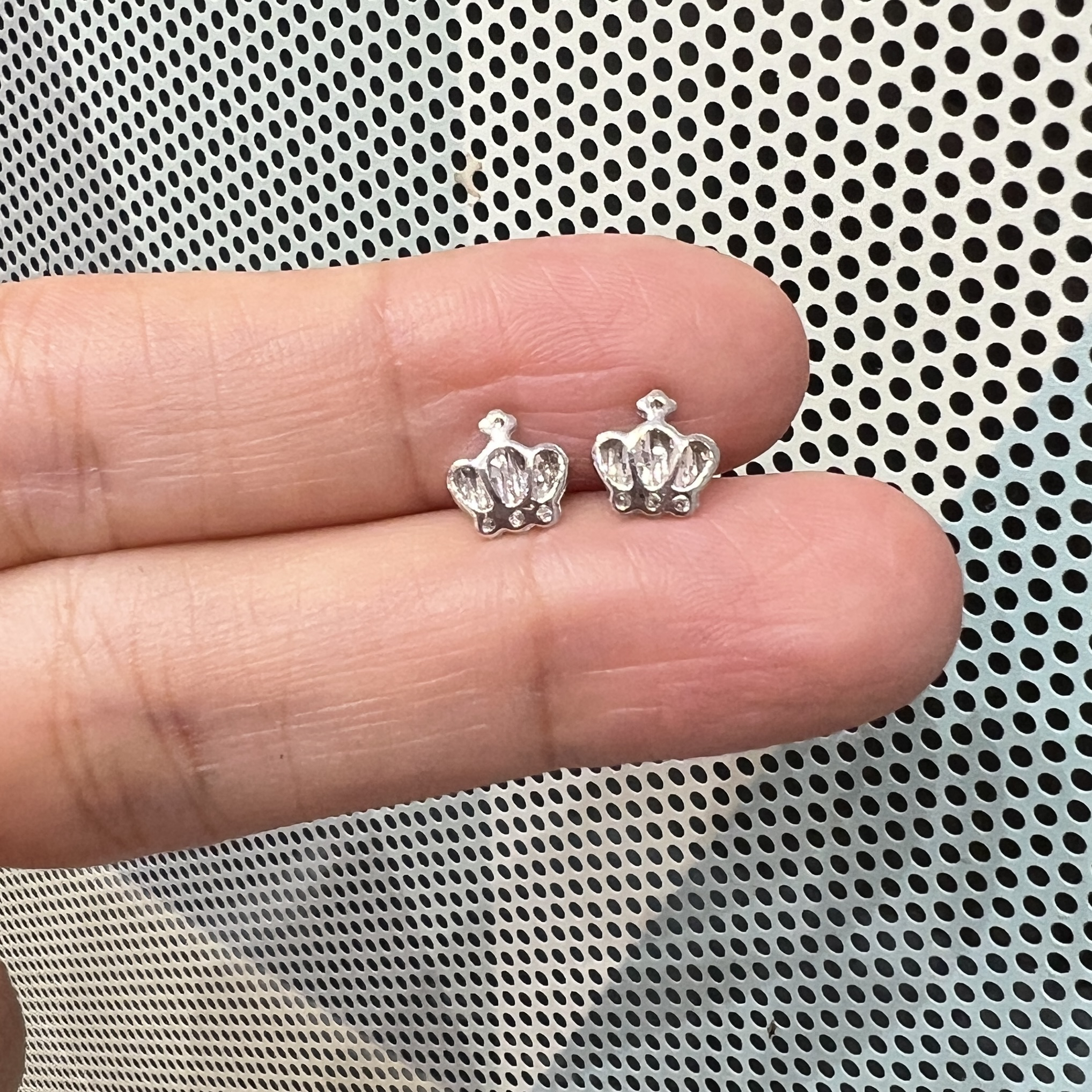 铂金Pt950精工耳钉