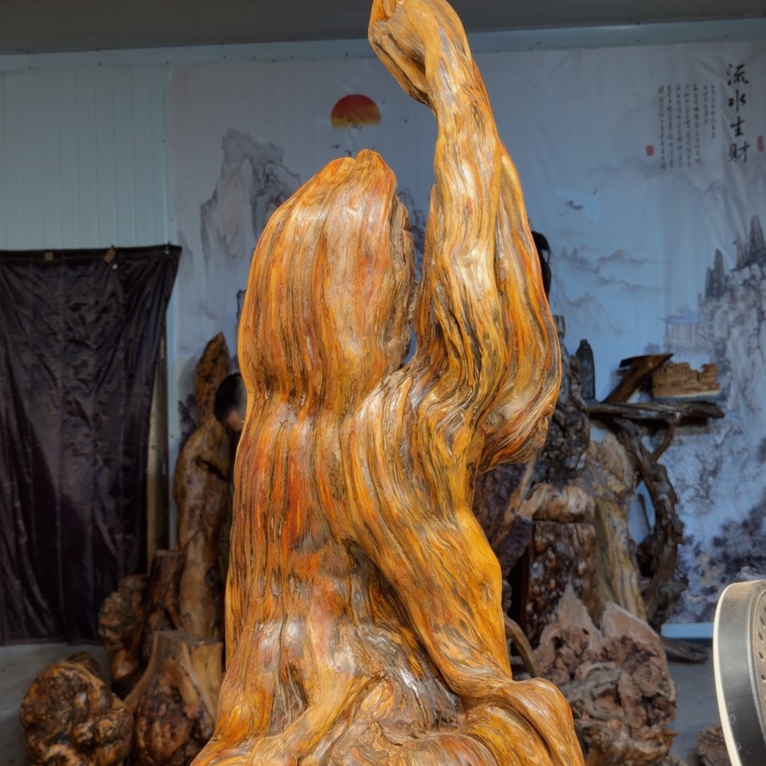 神***木木三丰琥珀木 天然摆件124
