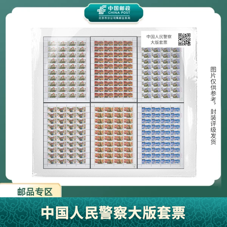 中国邮政-中国人民警察大版套票S