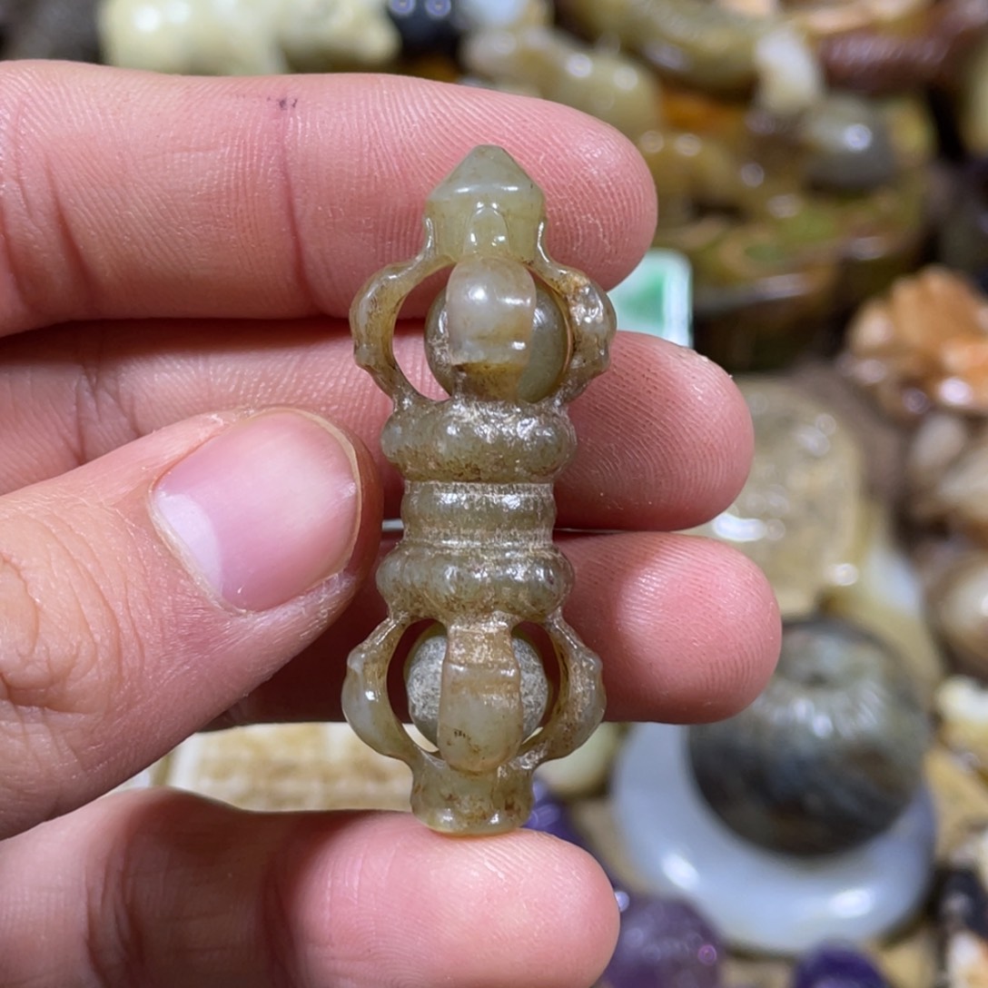 和田玉吊坠(不含链)未镶嵌