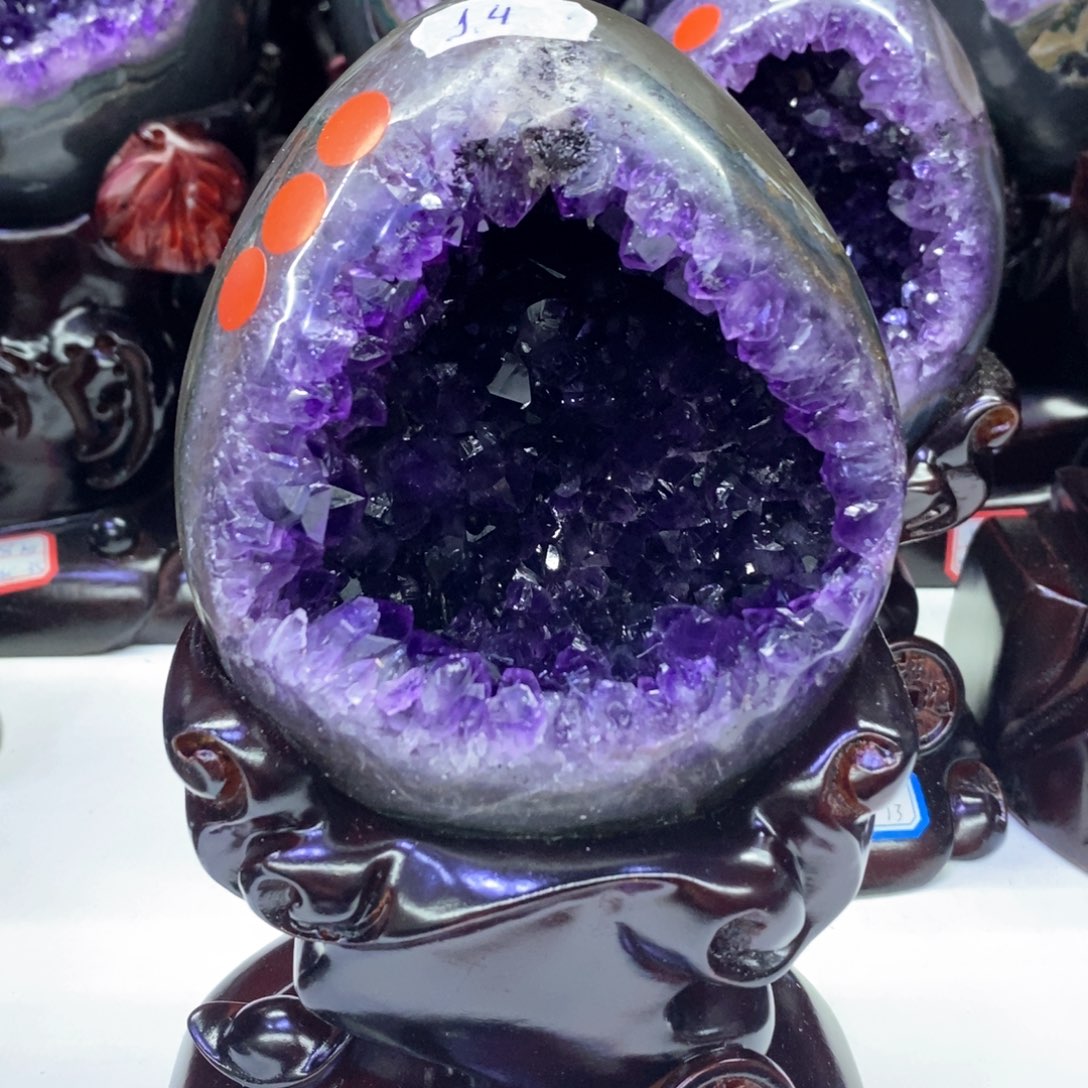 紫晶小葛恐龙蛋未镶嵌