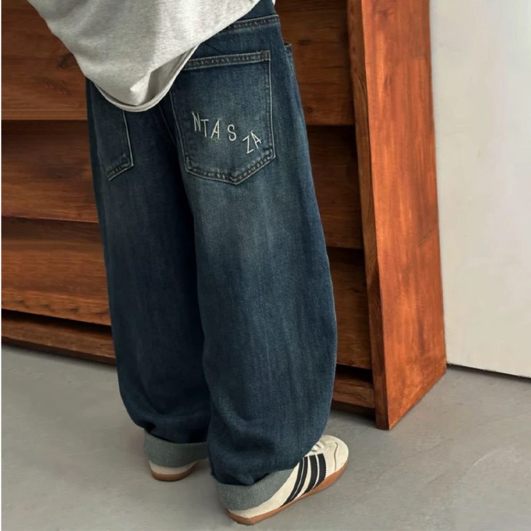 男童裤子2025秋季新款儿童牛仔裤男孩水洗直筒长裤中大童潮裤