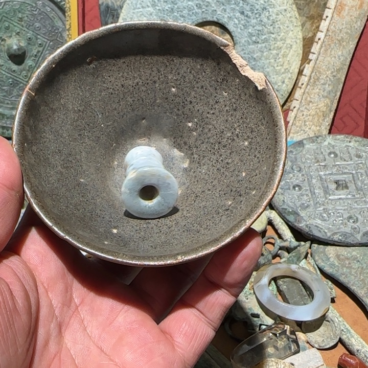 青***绿盖碗建窑黑釉茶盏全品