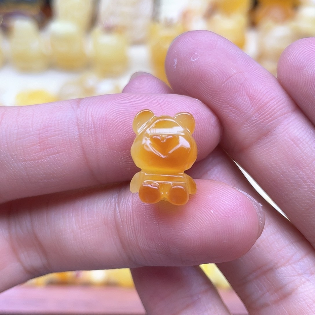 琥珀裸石未镶嵌蜜蜡