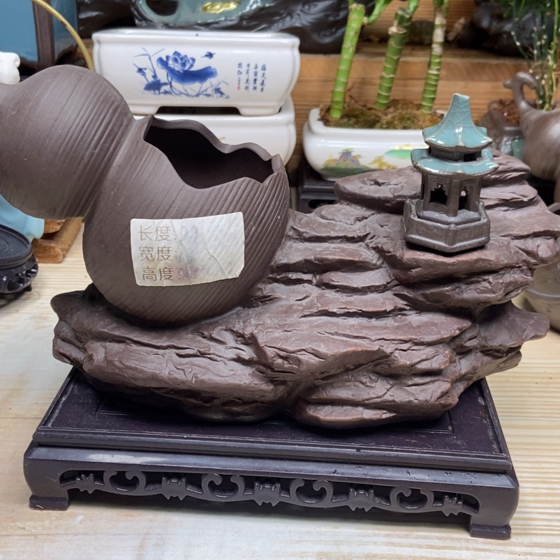 瓷片陶瓷花盆陶瓷艺术