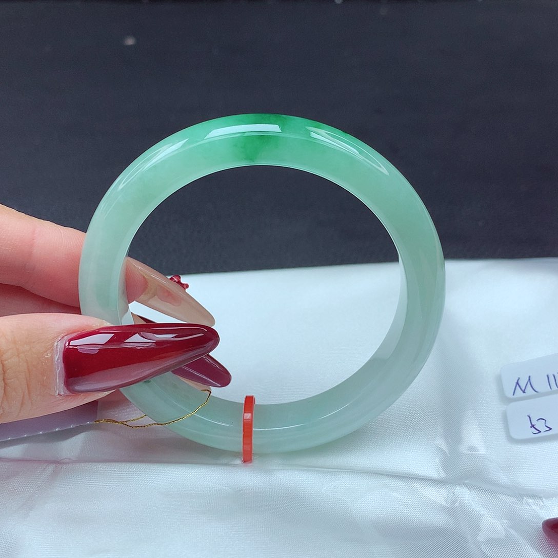 未镶嵌手镯翡翠53圈465