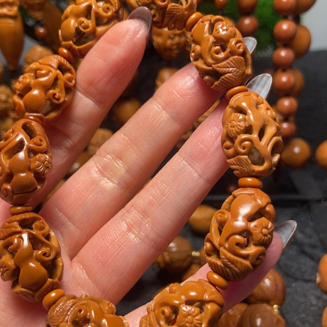 橄榄核吊坠新镂空葫芦