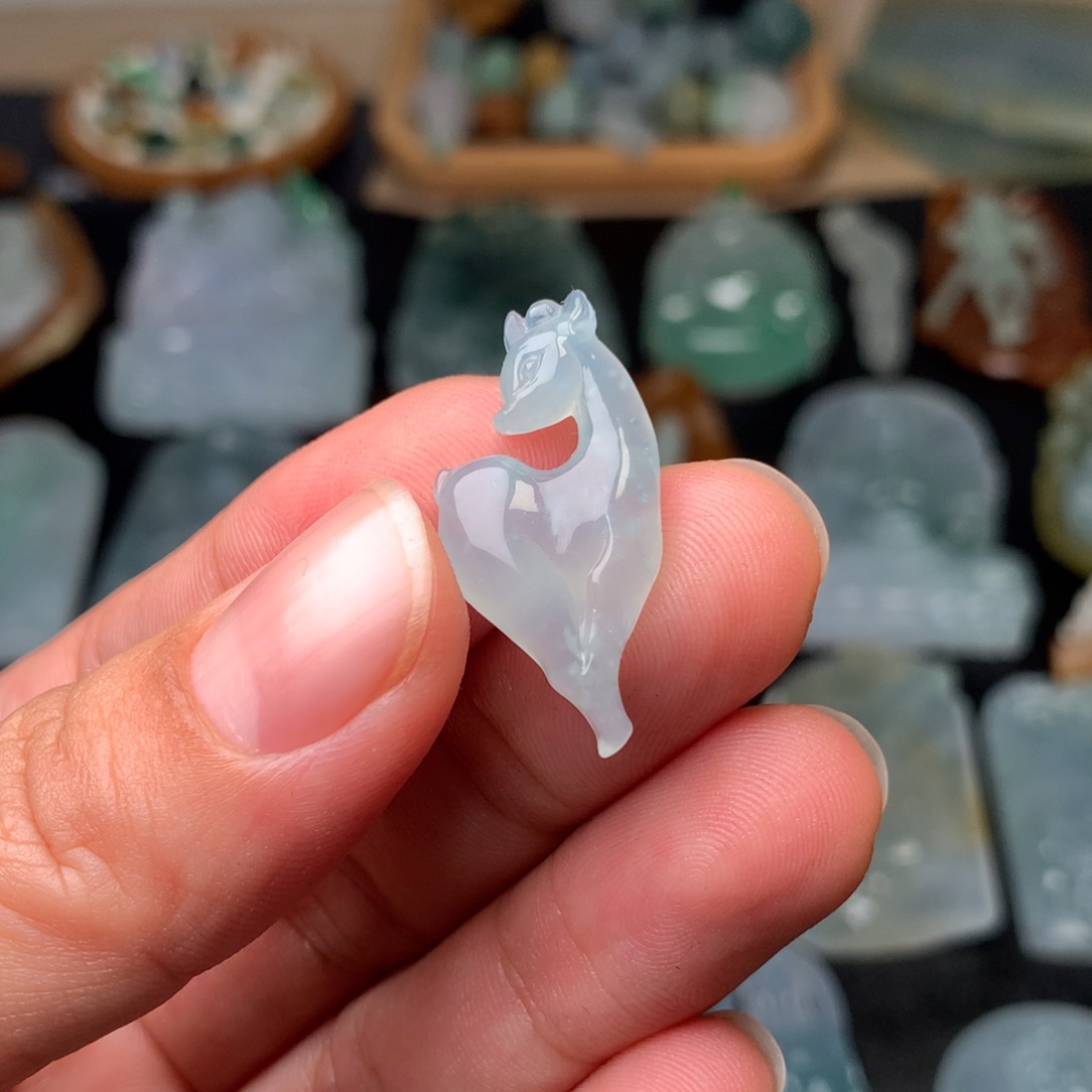 定制翡翠未镶嵌k**e一路有你