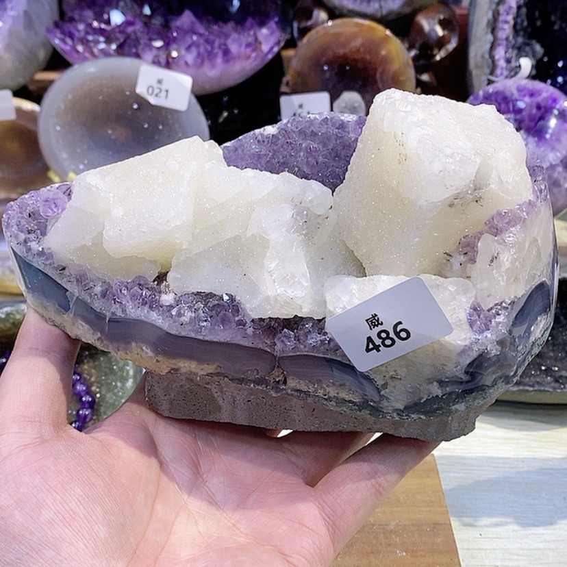 【闪购商品】水晶天然水晶摆件方解石未镶嵌