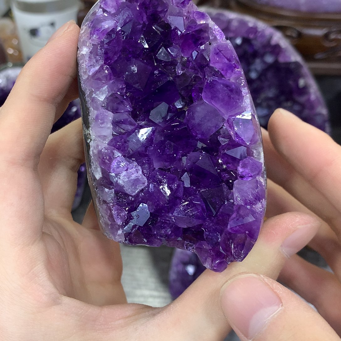 紫晶珠宝半成品未镶嵌331